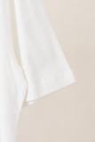 Chrome Hearts Fashion Embroidered Sanskrit Cross T-shirt Couple Casual Loose Short Sleeve