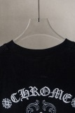 Chrome Hearts Fashion Embroidered Round Neck T-shirt Couple Casual Versatile Short Sleeve