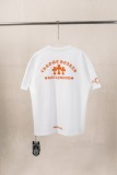 Chrome Hearts Fashion Foam Sanskrit Cross Print T-shirt Couple Casual Loose Short Sleeve