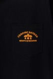 Chrome Hearts Fashion Foam Sanskrit Cross Print T-shirt Couple Casual Loose Short Sleeve