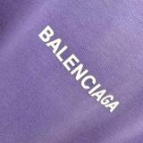 Balenciaga Classic Logo Printed Round Neck T-shirt Unisex Versatile Loose Short Sleeve