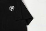 Chrome Hearts Classic Sanskrit Cross Print T-shirt Unisex Versatile Loose Short Sleeve