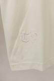 Chrome Hearts Classic Patchwork Embroidered T-shirt Unisex Casual Loose Short Sleeve