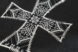 Chrome Hearts Retro Embroidered Cross T-shirt Unisex Versatile Loose Short Sleeve