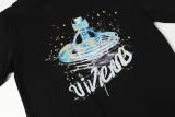 Louis Vuitton Fashion Inkjet Printed T-shirt Unisex Versatile Loose Short Sleeve