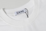 Loewe Fashion 3D Foam Printed T-shirt Unisex Versatile Loose Short Sleeve