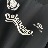 Balenciaga 26SS Classic Logo Printed Quick Drying Short Sleeve Couple Casual Loose T-shirt