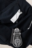 Chrome Hearts Fashion Embroidered Sanskrit Cross T-shirt Couple Casual Loose Short Sleeve