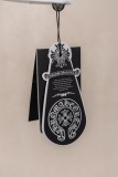 Chrome Hearts Fashion Foam Sanskrit Cross Print T-shirt Couple Casual Loose Short Sleeve