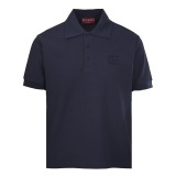 Gucci New Classic Embroidery GG Short Sleeve Polo Shirt
