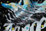 Louis Vuitton Fashion Inkjet Printed T-shirt Unisex Versatile Loose Short Sleeve