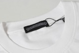 Chrome Hearts Fashion Foam Printed T-shirt Unisex Versatile Loose Short Sleeve
