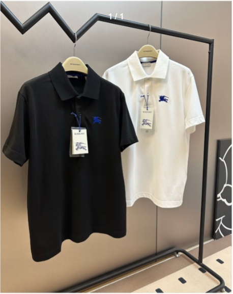 Burberry Classic Embroidered War Horse Casual Short Sleeve Polo Shirt