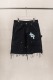Chrome Hearts Fashion Leather Cross Casual Versatile Denim Shorts