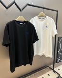 Burberry Classic Embroidered War Horse T-shirt Unisex Loose Casual Short Sleeve