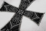 Chrome Hearts Retro Embroidered Cross T-shirt Unisex Versatile Loose Short Sleeve