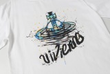 Louis Vuitton Fashion Inkjet Printed T-shirt Unisex Versatile Loose Short Sleeve