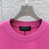 Balenciaga Classic Logo Printed Round Neck T-shirt Unisex Versatile Loose Short Sleeve