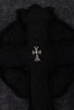 Chrome Hearts Retro 3D Embroidered T-shirt Unisex Casual Loose Short Sleeve