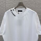 Louis Vuitton Classic Logo Printed Round Neck T-shirt Unisex Versatile Loose Short Sleeve