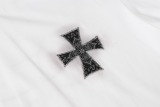 Chrome Hearts Retro Embroidered Cross T-shirt Unisex Versatile Loose Short Sleeve