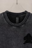 Chrome Hearts Retro 3D Embroidered T-shirt Unisex Casual Loose Short Sleeve