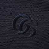 Gucci New Classic Embroidery GG Short Sleeve Polo Shirt