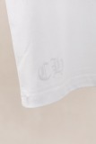 Chrome Hearts Fashion Foam Sanskrit Cross Print T-shirt Couple Casual Loose Short Sleeve