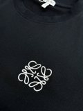 Loewe Classic Embroidered Logo Short Sleeve Unisex Loose Casual T-shirt