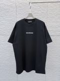 Balenciaga Classic Logo Printed Round Neck T-shirt Unisex Versatile Loose Short Sleeve