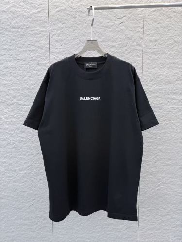 Balenciaga Classic Logo Printed Round Neck T-shirt Unisex Versatile Loose Short Sleeve