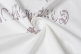 Chrome Hearts Classic Sanskrit Cross Print T-shirt Unisex Versatile Loose Short Sleeve