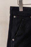 Chrome Hearts Fashion Leather Cross Casual Versatile Denim Shorts
