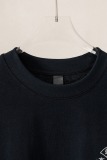 Chrome Hearts Fashion Embroidered Sanskrit Cross T-shirt Couple Casual Loose Short Sleeve