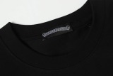 Chrome Hearts Fashion 3D Foam Printed T-shirt Unisex Versatile Loose Short Sleeve