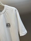 Loewe Classic Embroidered Logo Short Sleeve Unisex Loose Casual T-shirt
