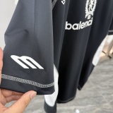 Balenciaga Classic Logo Printed Splicing Quick Drying T-shirt Unisex Versatile Loose Short Sleeve