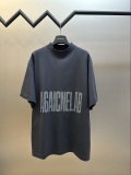 Balenciaga Retro Mirror Logo Printed Short Sleeve Unisex Loose Casual T-shirt