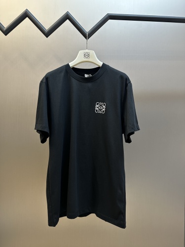 Loewe Classic Embroidered Logo Short Sleeve Unisex Loose Casual T-shirt