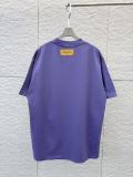 Louis Vuitton Classic Logo Printed Round Neck T-shirt Unisex Versatile Loose Short Sleeve