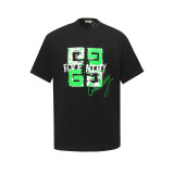 Givenchy Classic Logo Printed T-shirt Unisex Versatile Loose Short Sleeve