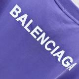 Balenciaga Classic Logo Printed Round Neck T-shirt Unisex Versatile Loose Short Sleeve