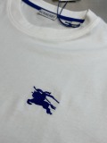 Burberry Classic Embroidered War Horse T-shirt Unisex Loose Casual Short Sleeve