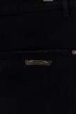 Chrome Hearts Fashion Leather Cross Casual Versatile Denim Shorts