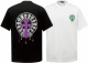 Chrome Hearts Fashion Foam Printed T-shirt Unisex Versatile Loose Short Sleeve