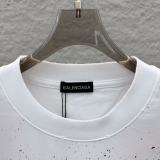 Balenciaga Fashion Inkjet 3D Foam Printed T-shirt Unisex Versatile Loose Short Sleeve