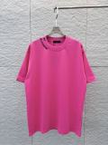 Louis Vuitton Classic Logo Printed Round Neck T-shirt Unisex Versatile Loose Short Sleeve