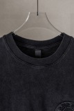 Chrome Hearts Classic Patchwork Embroidered T-shirt Unisex Casual Loose Short Sleeve