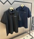 Burberry Classic Embroidered Logo Casual Short sleeved Polo Shirt