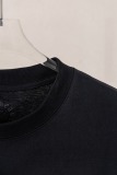 Chrome Hearts Fashion Foam Sanskrit Cross Print T-shirt Couple Casual Loose Short Sleeve
